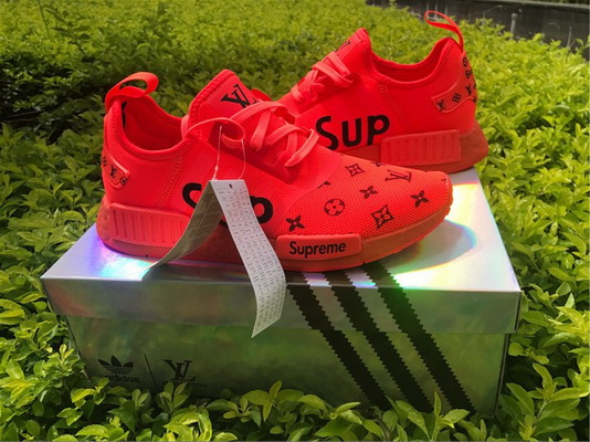 Super Max Supreme x LV x Adidas NMD R1 Red Boost--010